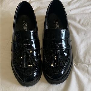 Jones New York Black Patent Loafers